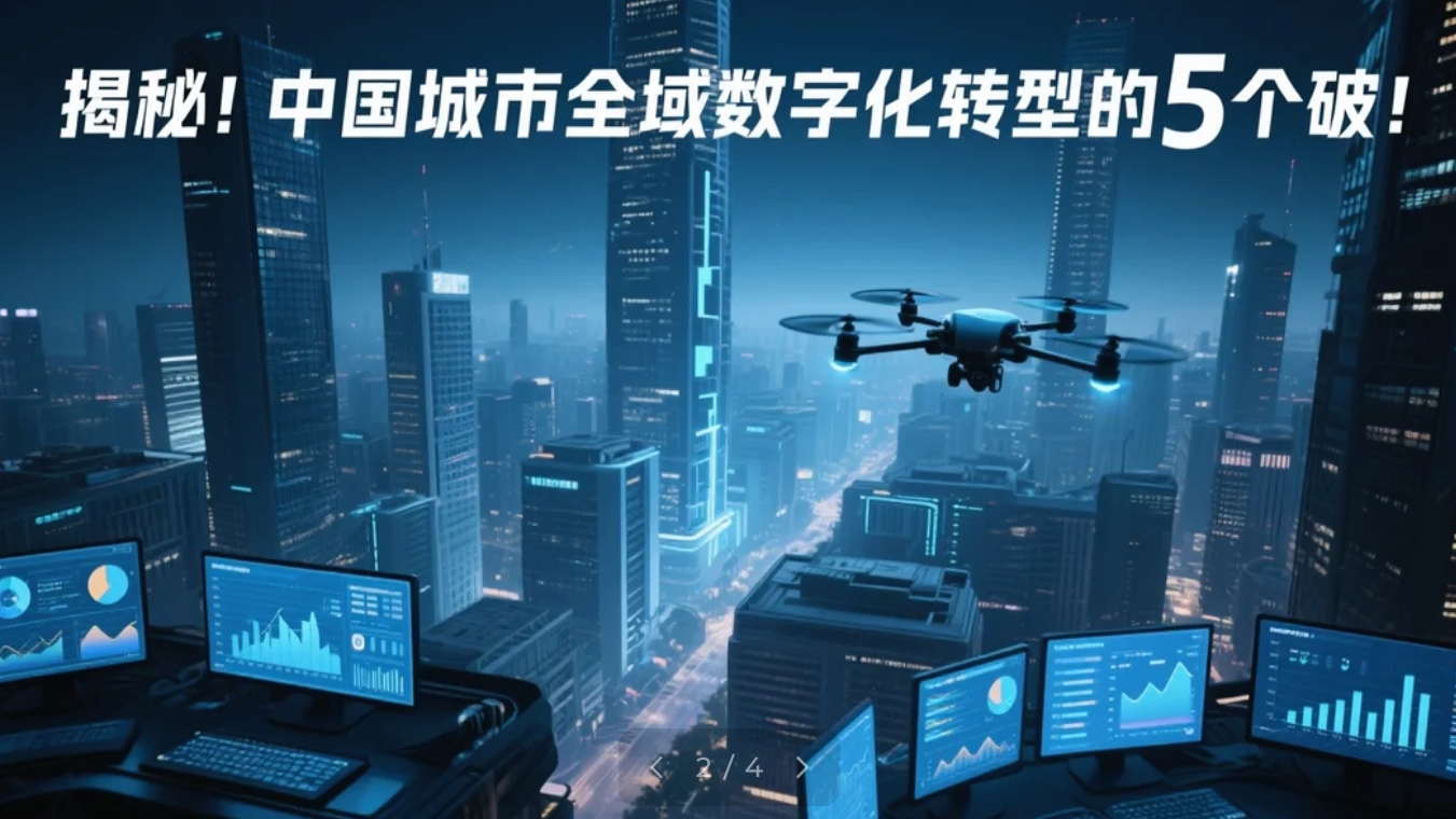 揭秘！中国城市全域数字化转型的5个破！