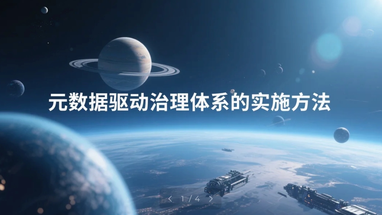 元数据驱动治理体系的实施方法