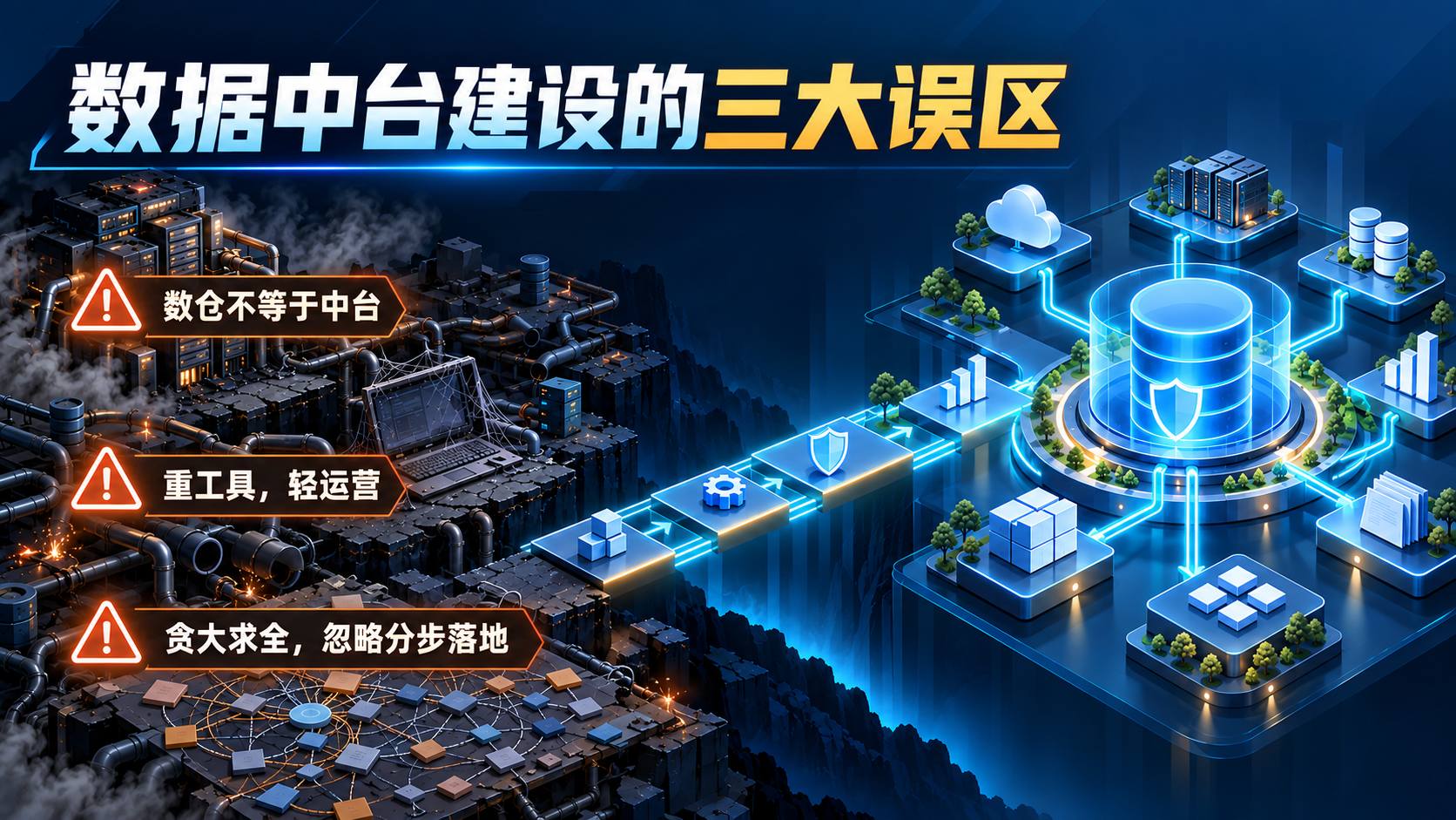 数据中台建设过程中常见的误区有哪些