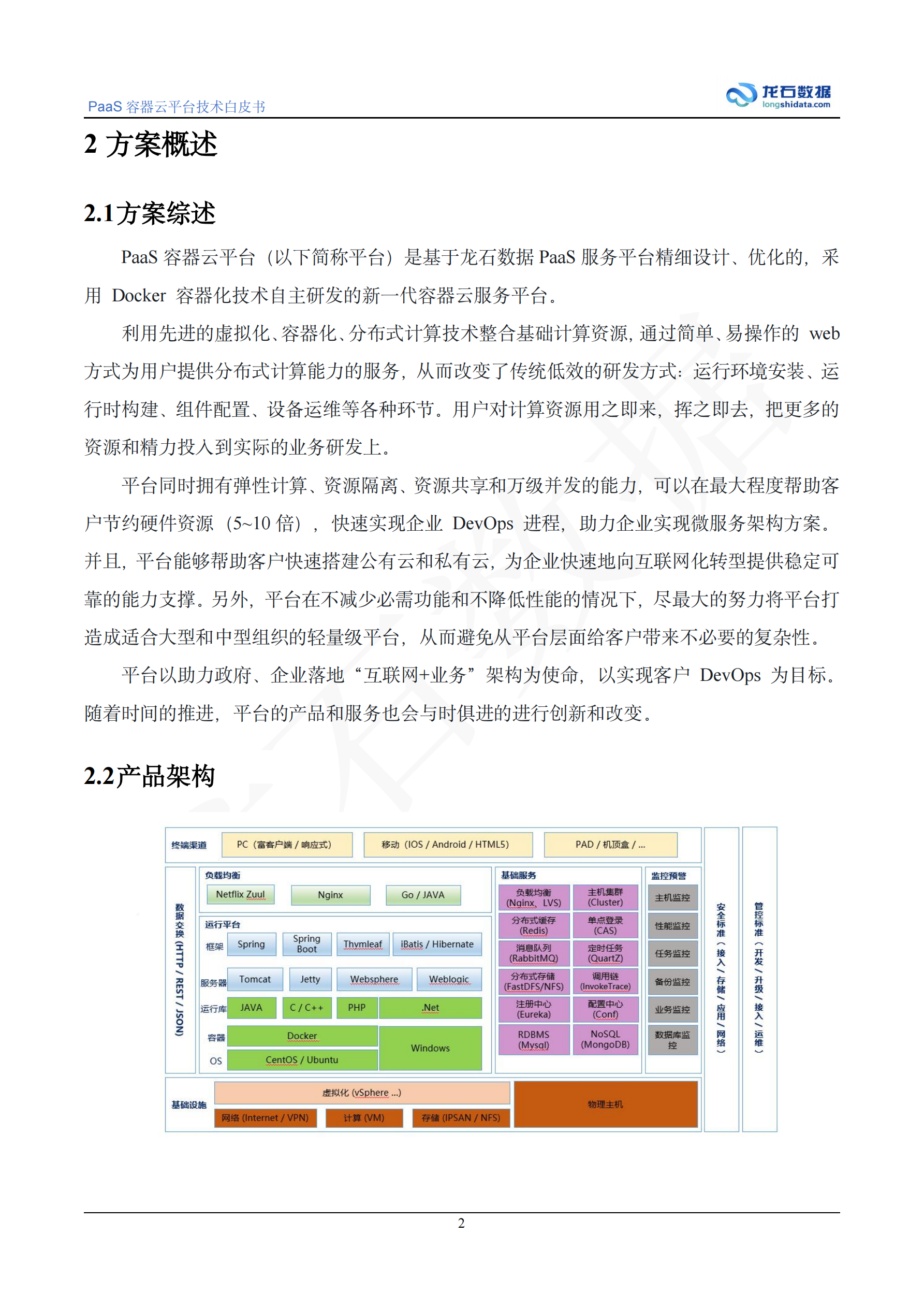 PaaS容器云平台白皮书 