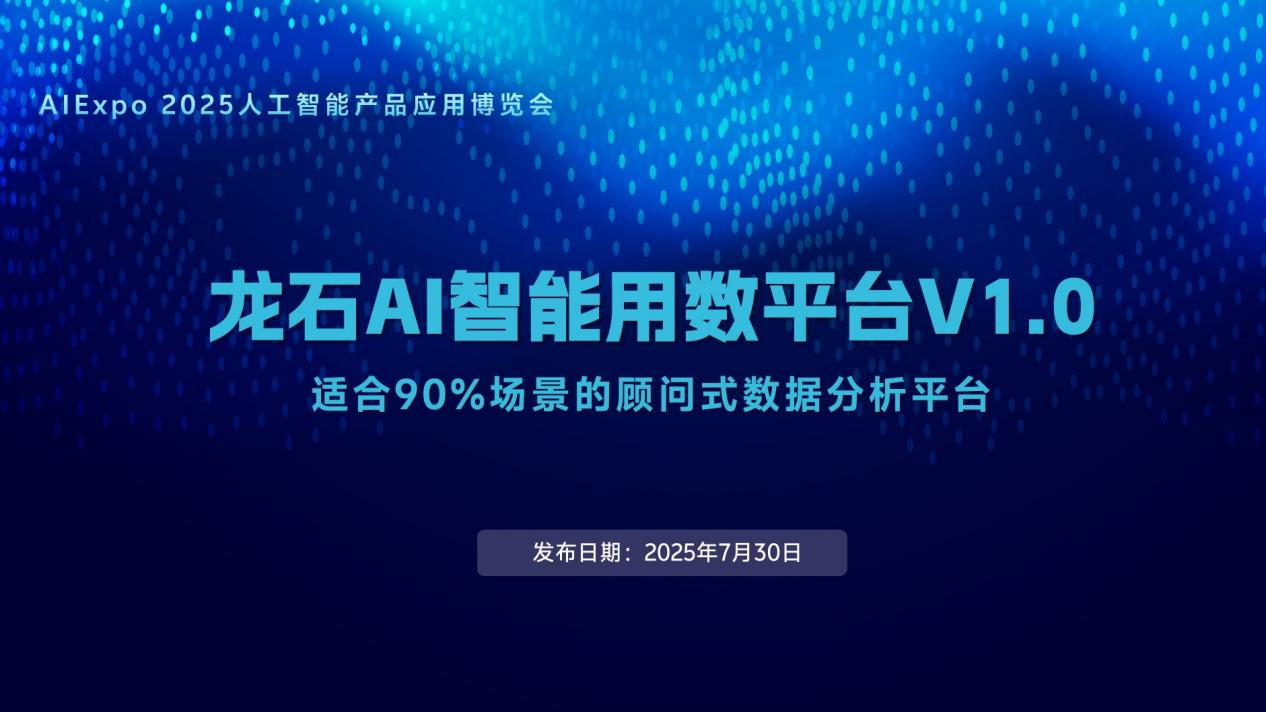 龙石AI智能用数平台V1.0亮相2025人工智能产业应用博览会