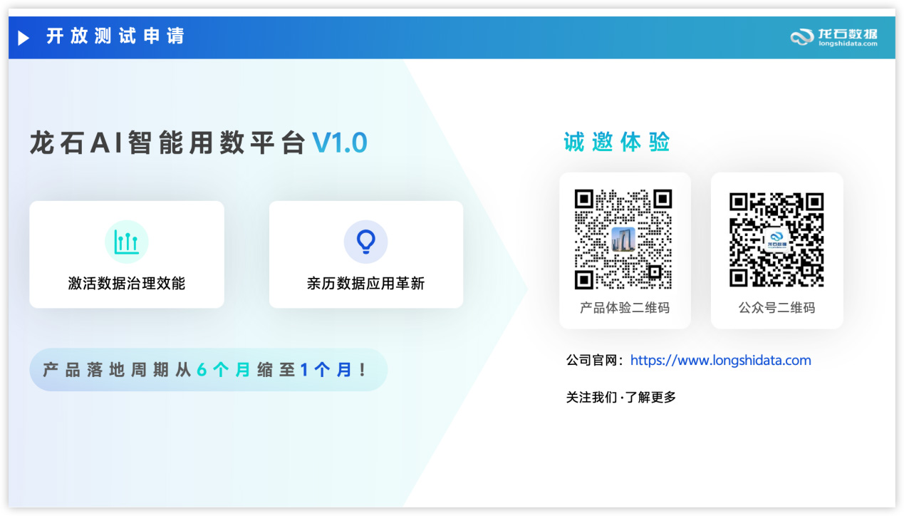 龙石AI用数平台-开放测试